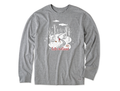 Life is Good Men's Long Sleeve Crusher Tee - Nostalgic Winter Day