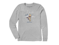 Life is Good Women's Long Sleeve Crusher Tee - Hello Winter Winnie