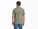 Life is Good Men's Camp Shirt - Falling Ferns Pattern