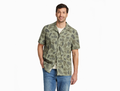 Life is Good Men's Camp Shirt - Falling Ferns Pattern