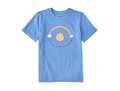 Life is Good Kids' Crusher Tee - Sun and Rainbow Good Energy