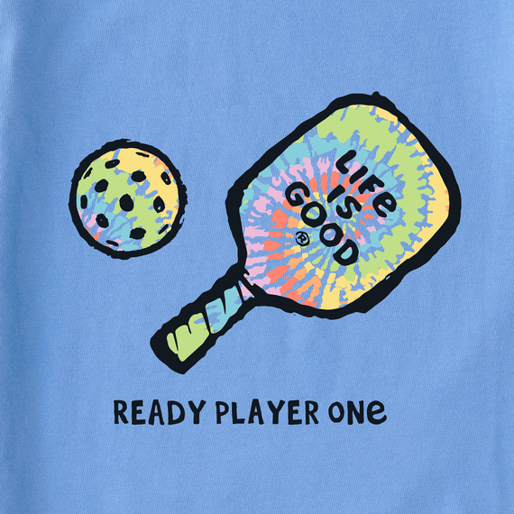 Life is Good Women's Long Sleeve Crusher Tee - Ready Player One Pickleball