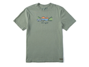 Life is Good Men's Crusher Tee - Airstream Lakeside