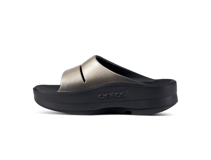 OOFOS Women's OOmega OOahh Luxe Platform Slide - FINAL SALE OOFOS Women's OOmega OOahh Luxe Platform Slide - FINAL SALE