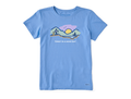 Life is Good Women's Crusher Tee - Today Is a Good Day Mountain Hike