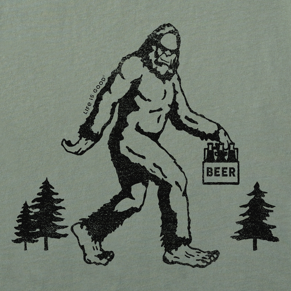 Life is Good Men's Crusher Tee - Big Foot Hike