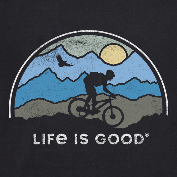 Life is Good Men's Crusher Tee - Beautiful Biking