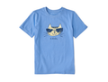 Life is Good Kids' Crusher Tee - Cool Cat