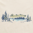 Life is Good Men's Crusher Tee - Fly Fish Vista
