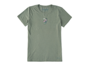 Life is Good Women's Crusher Tee - Wildflowers Bouquet