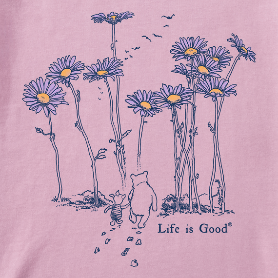 Life is Good Women's Crusher Tee - Winnie &amp; P Daisy Stroll