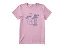 Life is Good Women's Crusher Tee - Winnie & P Daisy Stroll
