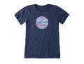 Life is Good Women's Crusher Tee - Washy Take Me To The Lake