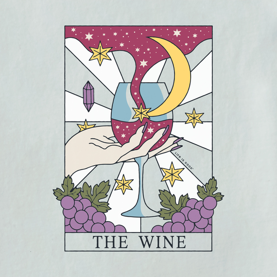 Life is Good Women's Crusher Tee - The Wine Tarot