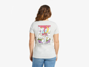 Life is Good Women's Crusher Tee - The Wine Tarot
