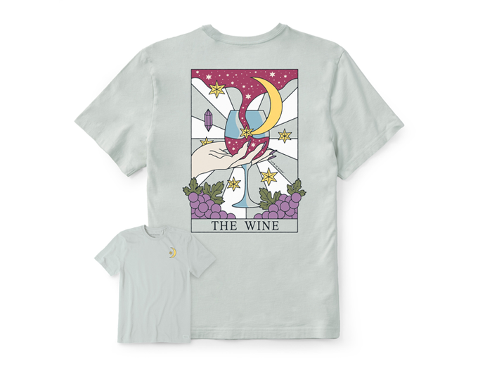 Life is Good Women's Crusher Tee - The Wine Tarot