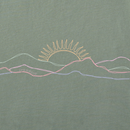 Life is Good Women's Long Sleeve Crusher Tee - Freehand Mountain Sun