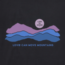 Life is Good Women's Long Sleeve Crusher Tee - Love Can Move Mountains