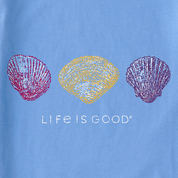 Life is Good Women's Crusher Vee - Luminescent Shells