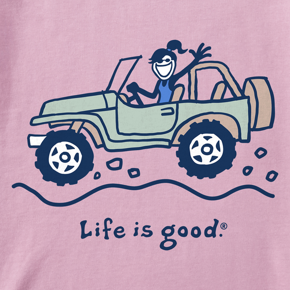 Life is Good Women's Crusher Vee - Jackie Off Road