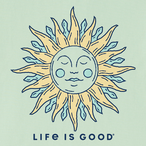 Life is Good Women's Crusher Vee - Celestial Sun