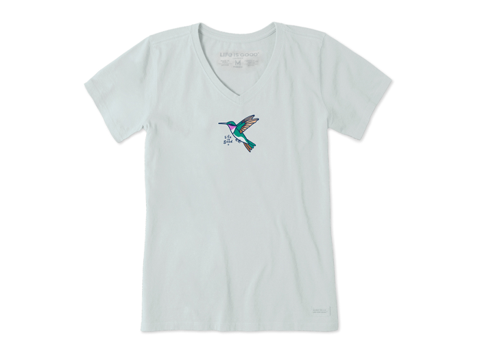 Life is Good Women's Crusher Vee - Vintage Hummingbird