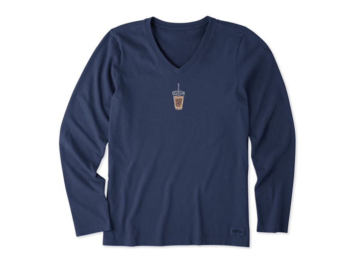 Life is Good Crusher Long Sleeve Tee Men's Full Color 164155 M LS FC Life is Good Crusher Long Sleeve Tee Men's Full Color 164155 M LS FC
