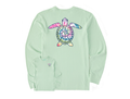 Life is Good Women's Long Sleeve Crusher Lite Tee - LIG Turtle Shell Tie Dye