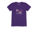 Life Is Good Women's Crusher Lite Vee - I Need Wine Glasses