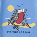 Life Is Good Women's Crusher Lite Vee - Tis the Seasun