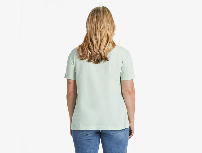 Life is Good Women's Relaxed Fit Slub Tee - Secret Spot