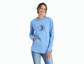 Life is Good Women's Crusher-Flex Hoodie Tunic - Moon Stars