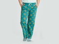 Life is Good Women's Snuggle Up Sleep Pant - Tossed Sunflower Pattern