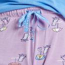 Life is Good Women's Lightweight Sleep Short - Beach Life Pattern