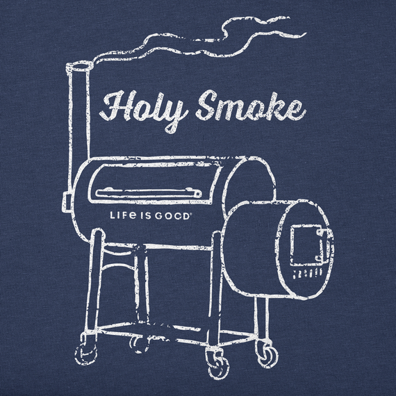 Life is Good Men's Crusher Tee - Holy Smoke Smoker