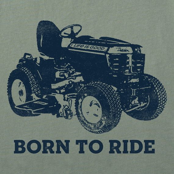 Life is Good Men's Crusher Tee - Born to Ride Mower