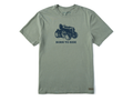 Life is Good Men's Crusher Tee - Born to Ride Mower