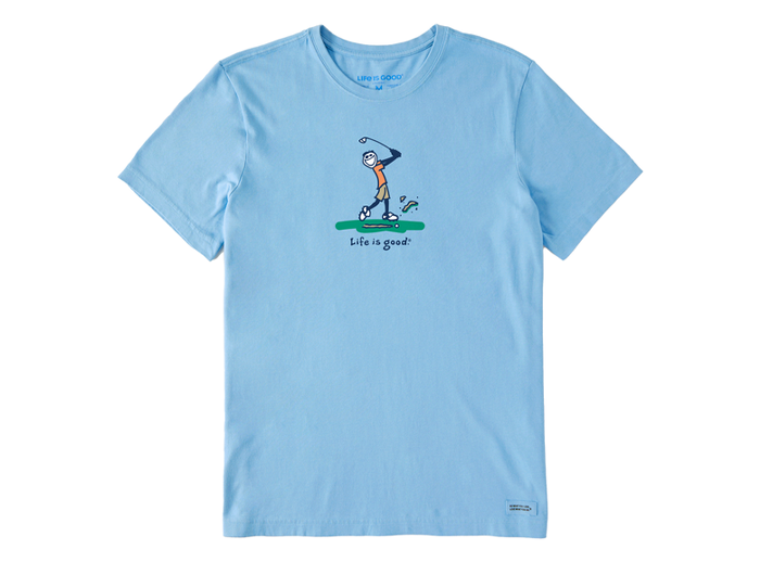 Life is Good Men's Crusher Tee - Jake Golfing