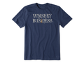 Life is Good Men's Crusher Tee - Whiskey Business