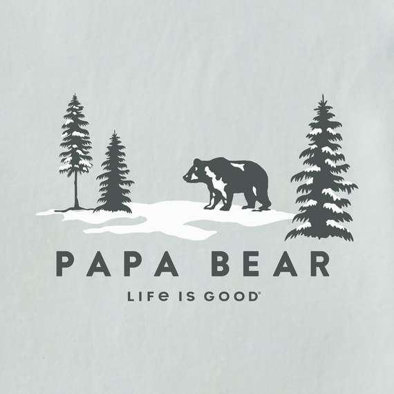 Life is Good Men's Crusher Tee - Scenic Papa Bear