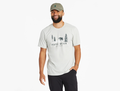 Life is Good Men's Crusher Tee - Scenic Papa Bear