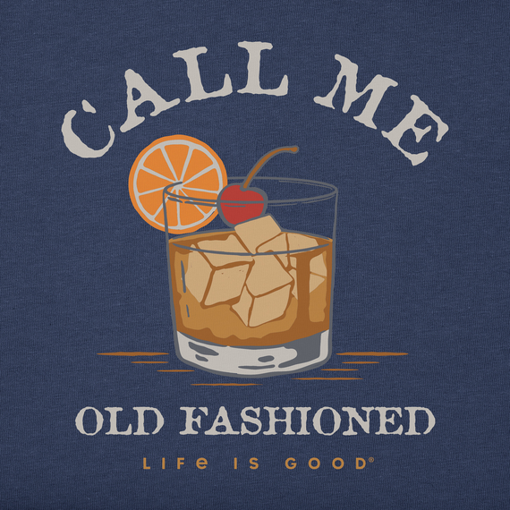 Life is Good Men's Crusher Tee - Call Me Old Fashioned