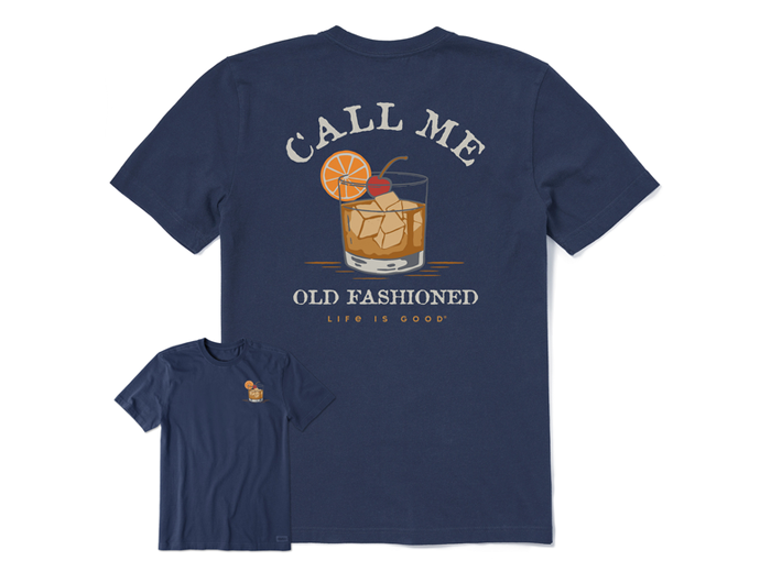 Life is Good Men's Crusher Tee - Call Me Old Fashioned