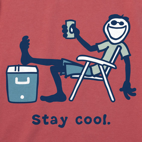 Life is Good Men's Crusher Tee - Stay Cool