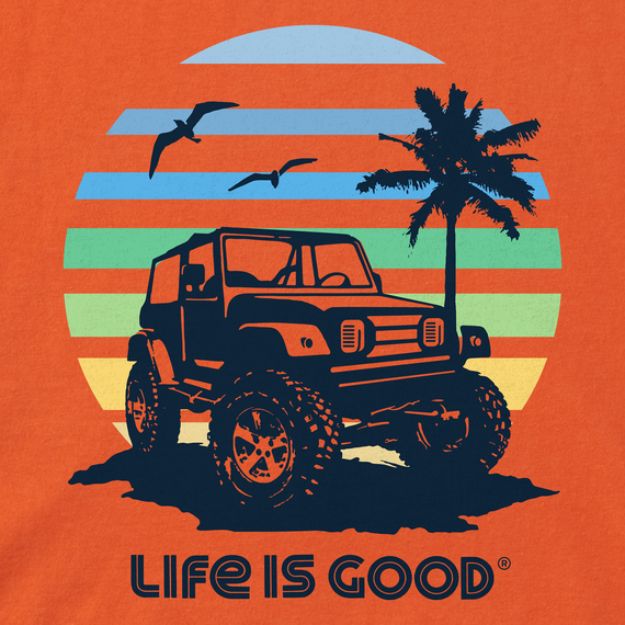 Life is Good Men's Crusher Tee - ATV Palm