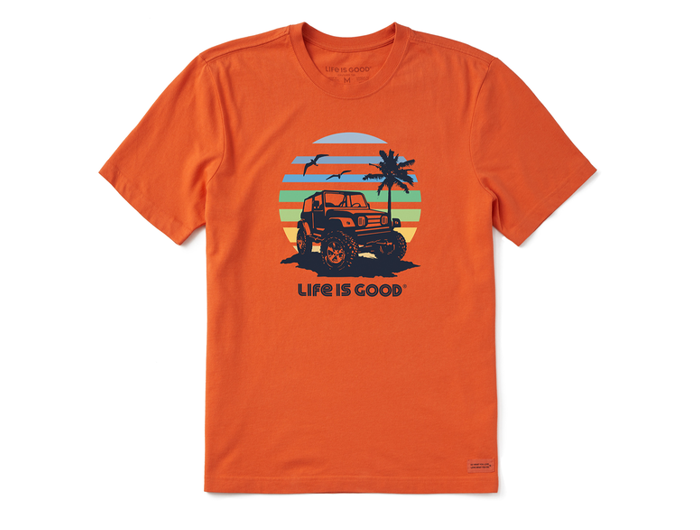 Life is Good Men's Crusher Tee - ATV Palm