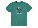 Life is Good Men's Crusher Tee - Jake Mountain Bike