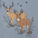 Life is Good Men's Crusher Tee - Relaxed Deer Friends