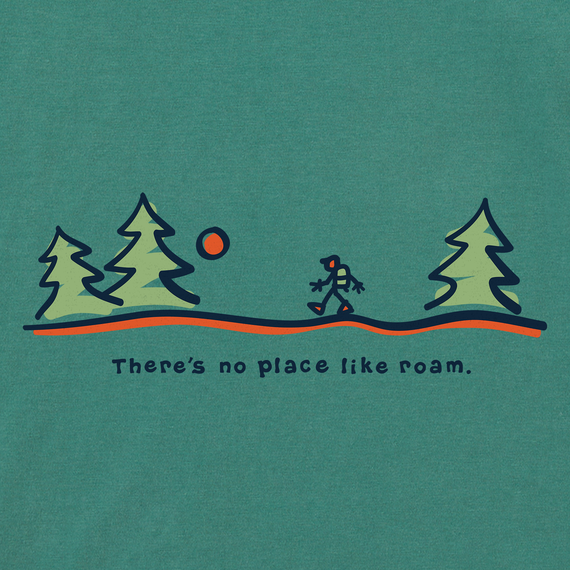 Life is Good Men's Crusher Tee - There's No Place Like Roam Vista