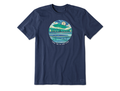 Life is Good Men's Crusher Tee - Washy Take Me to the Lake